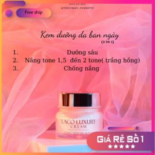 [ Rẻ vô địch ] Kem ngày LACO LUXURY CREAM - Dưỡng da, trống nắng, trắng mịn