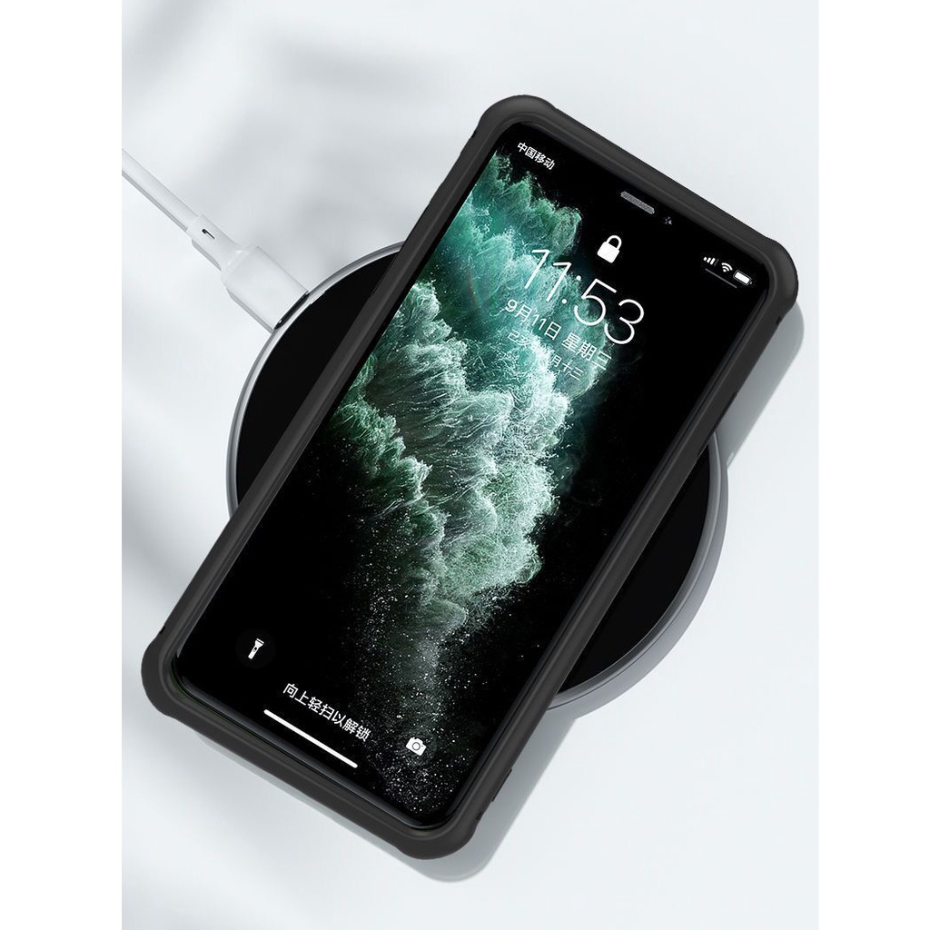 Ốp Điện Thoại Trong Suốt Chống Sốc Có Giá Đỡ Cho compatible for iPhone 11 Pro Max X XS Max XR