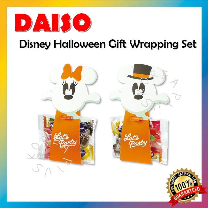 [Daiso] Bộ Gói Quà Halloween Disney 10 Cái
