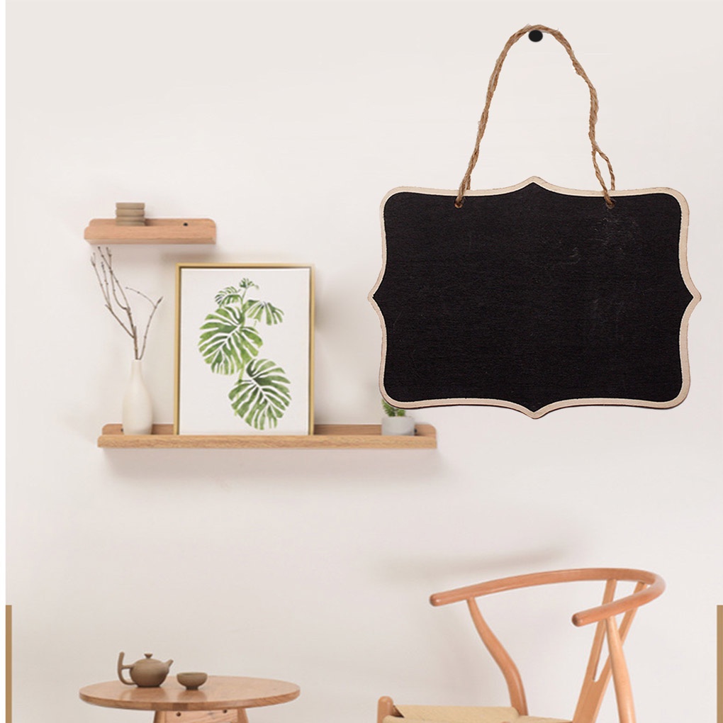 Bảng Đen Viết Phấn Mini Trang Trí Quán Cà Phê Tiện Dụng