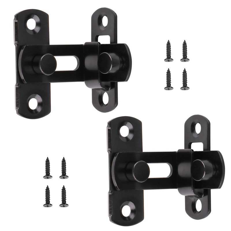 Set 2 Khóa Cửa Trượt Bằng Thép Không Gỉ