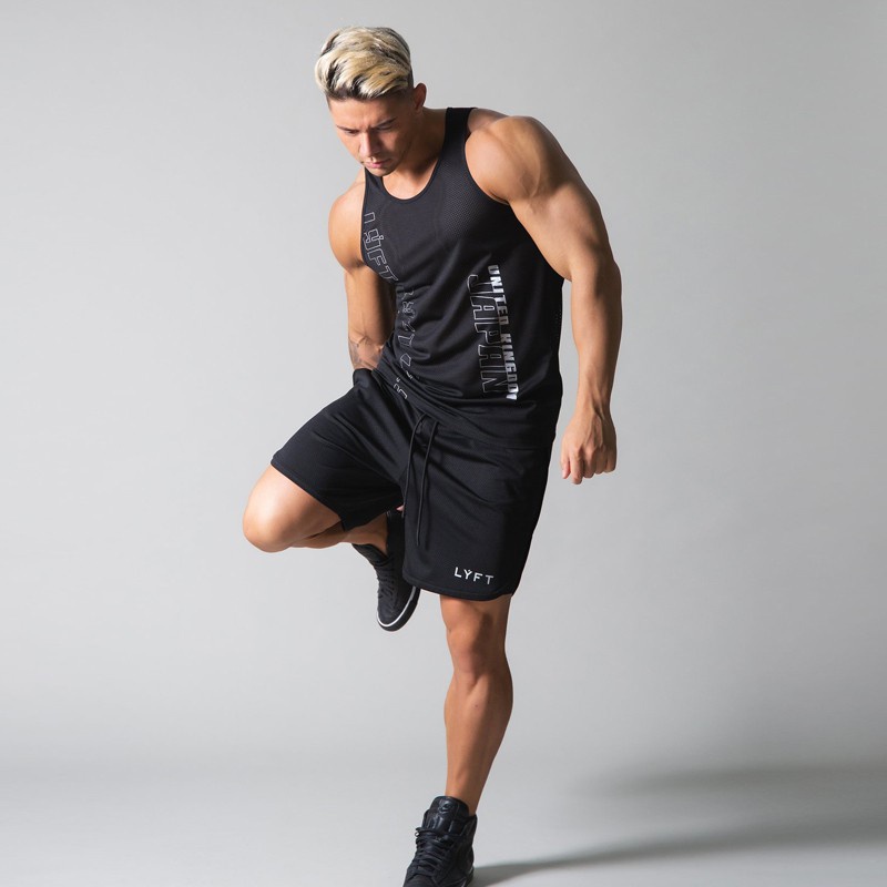 Áo Ba Lỗ Thể Thao Thoáng Khí Thoải Mái Size M-3XL Cho Nam