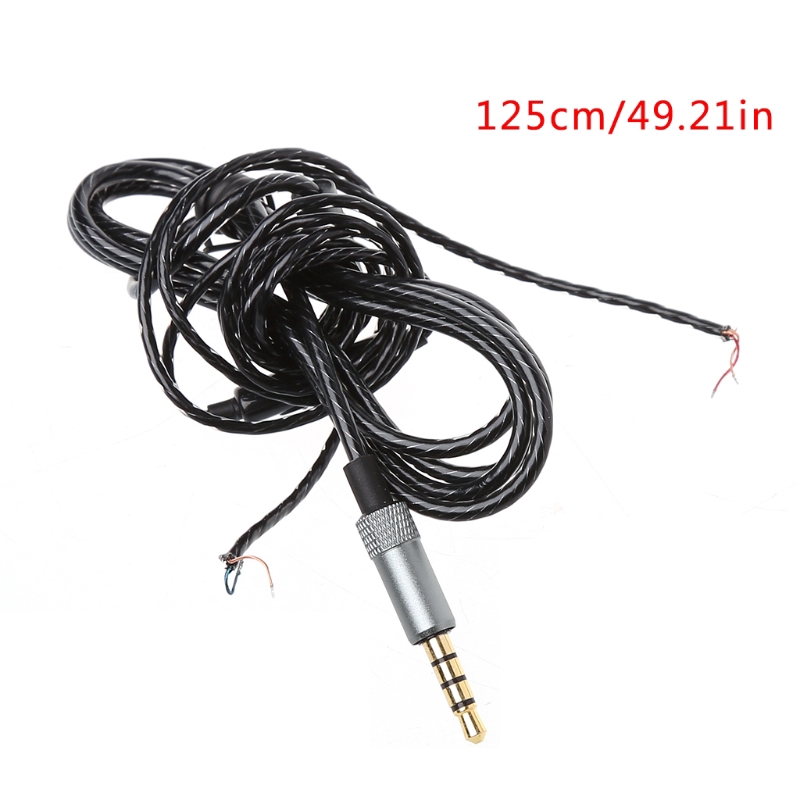 Dây Cáp Âm Thanh Thay Thế Giắc Cắm 3.5mm Kèm Mic 1.25m