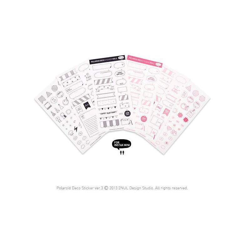 Combo 6 tờ giấy sticker, nhãn dán ghi chú lên ảnh