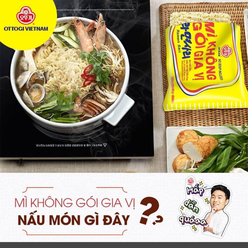 Mì không gói gia vị Ottogi gói 110g