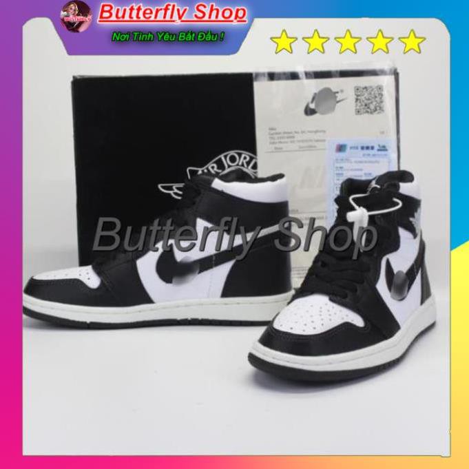 [XẢ KHO 1 NGÀY] 🔥giày thể thao sneaker 🔥Air Jordan panda JD cao đen trắng cao cấp full  box
