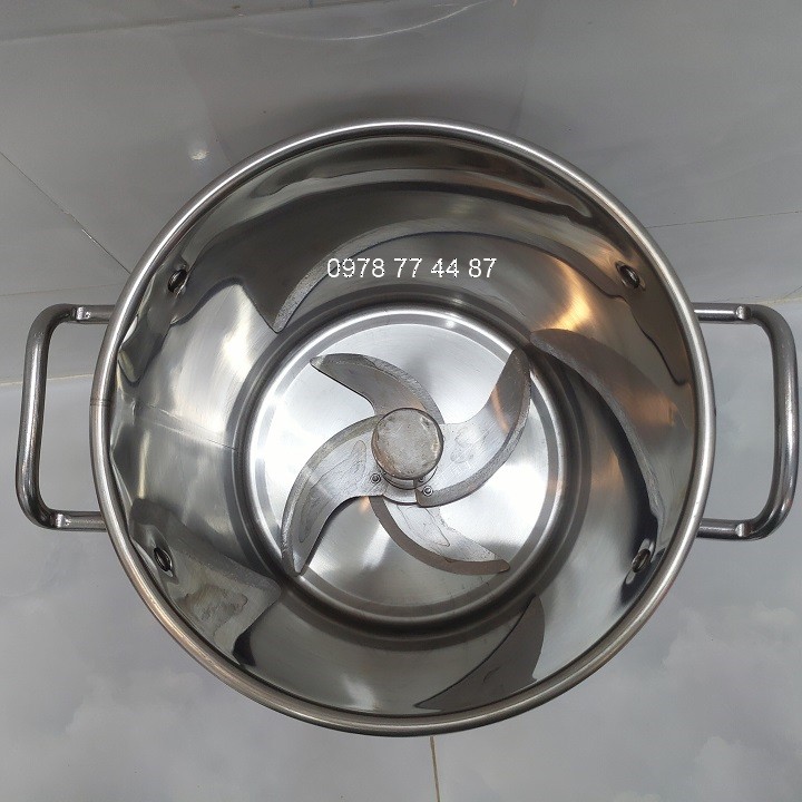 Máy xay gan làm pate 1HP nồi 25cm
