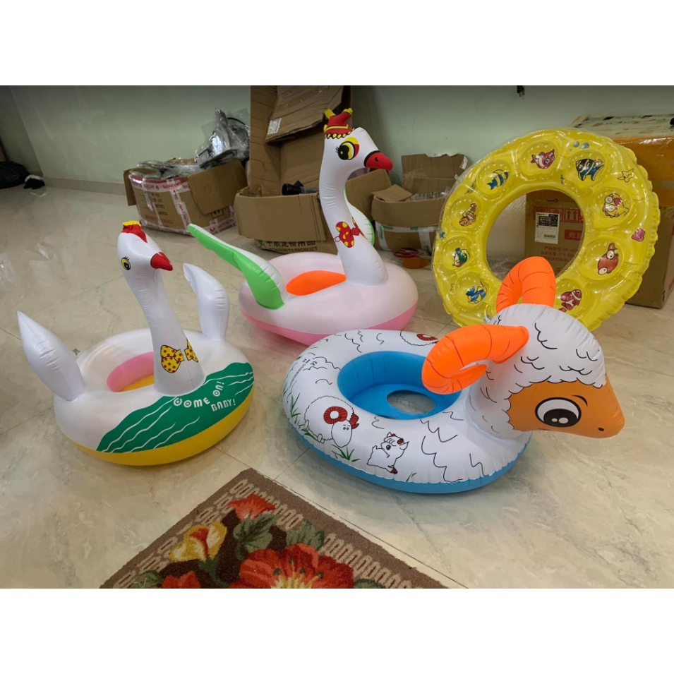 Phao bơi hình thiên nga cho bé từ 2-6 tuổi
