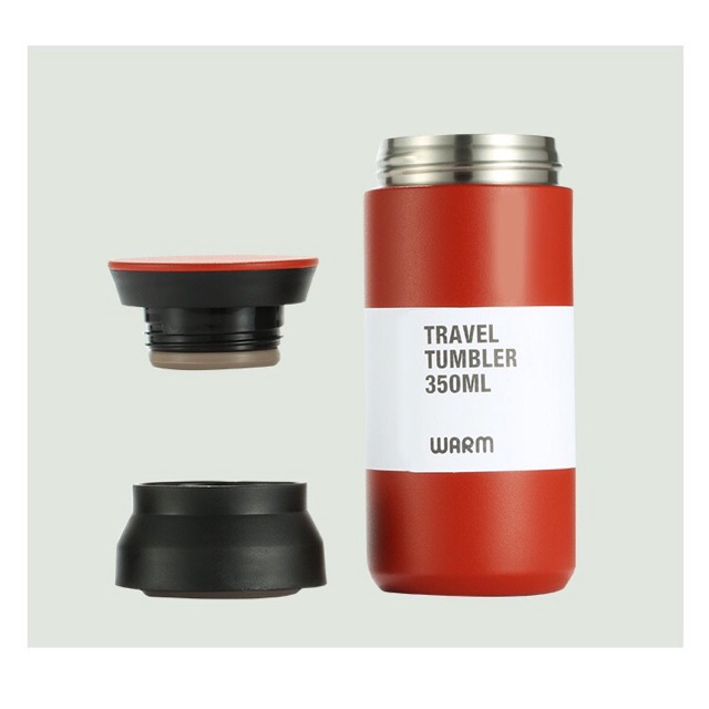 Bình giữ nhiệt inox 304 cao cấp WARM, bình nước nhỏ gọn tiện lợi thời gian giữ nóng lên tới 10h