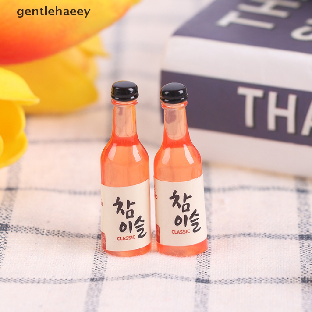 Set 10 Chai Rượu Mini Tỉ Lệ 1 / 12 Dùng Để Trang Trí Nhà Búp Bê