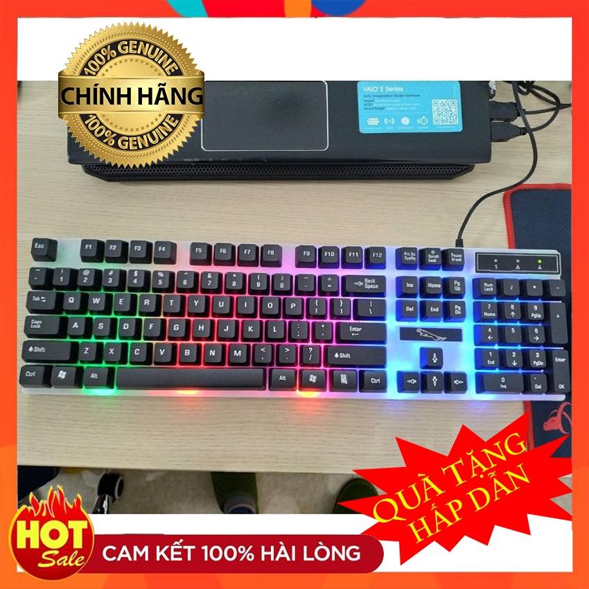 [Hàng xịn]Bộ bàn phím chuột giả cơ led Gaming có dây cổng usb chuyên Game cho pc máy tính laptop gõ siêu nhanh