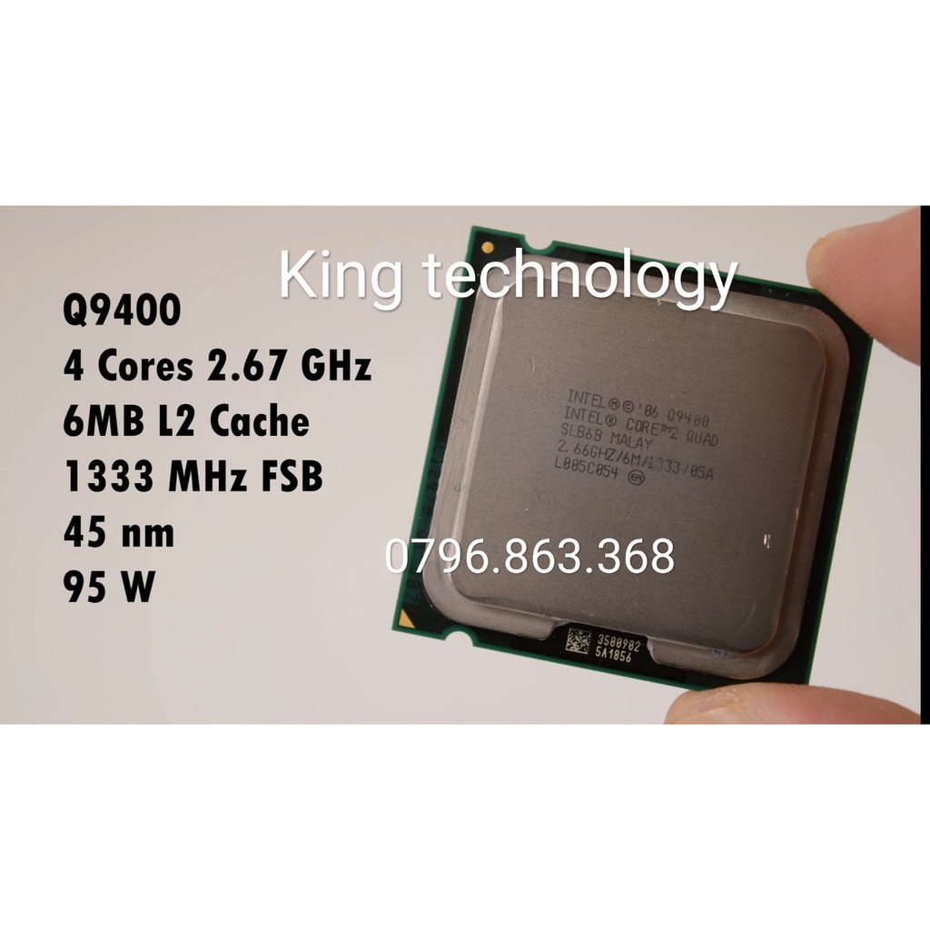 Cpu intel máy tính để bàn socket 775 Q9400 Q8400 Q8300 Q6600 E8400 | BigBuy360 - bigbuy360.vn