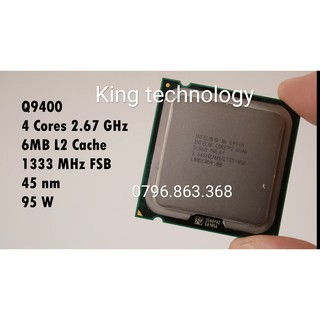 Cpu intel máy tính để bàn socket 775 Q9400 Q8400 Q8300 Q6600 E8400