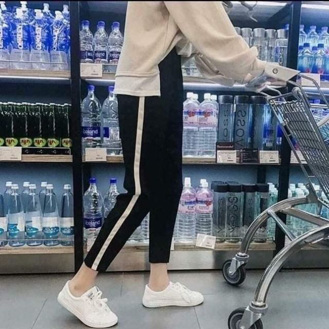 Quần JOGGER 1 LINE nam nữ BIGSIZE