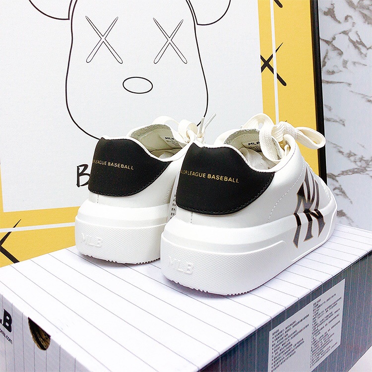 Giày sneaker nam nữ M.L.B chunky bản N.Y Hàn Quốc - độn đế 4cm full box , full bill - Next Fashion G08