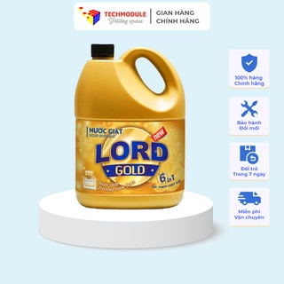 Nước giặt Lord Gold 3.5kg chính hãng hương nước hoa mới sạch thơm đặc biệt an toàn cho da