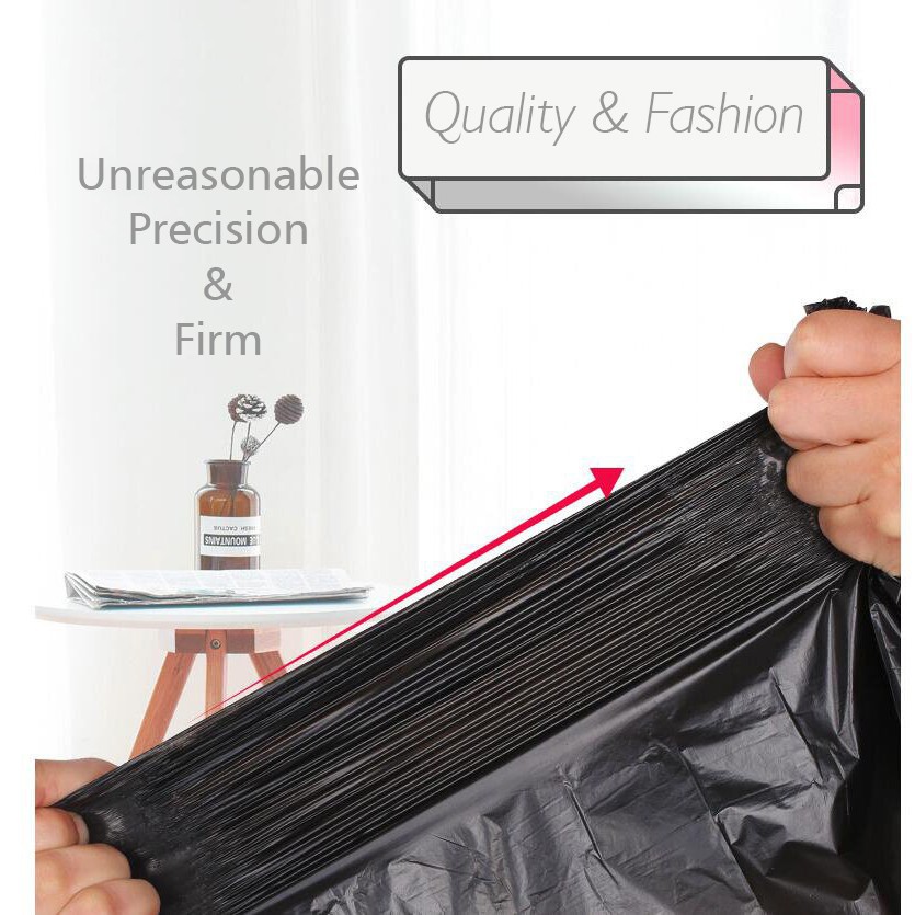 15 Cái / cuộn Dây rút dày cầm tay  Túi đựng rác dây rút