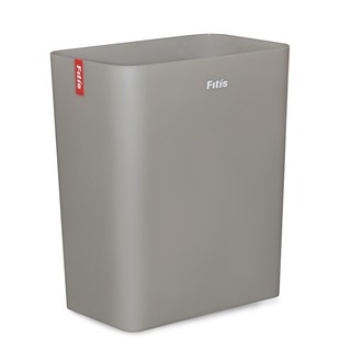 Thùng rác văn phòng Fitis Mono chữ nhật size L màu xám 20L (SMM1-902)