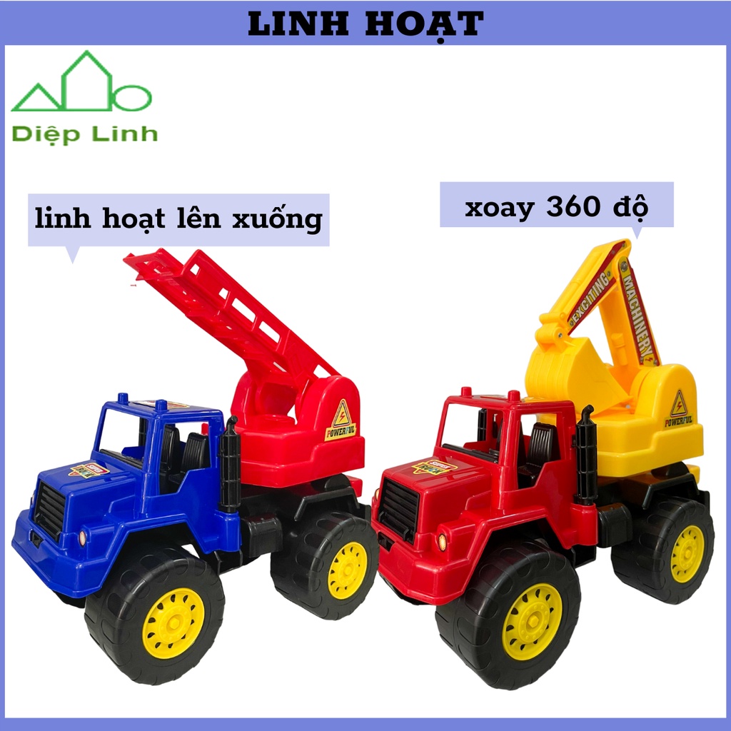 Đồ Chơi Xe Mô Hình Công Trình Xây Dựng, Ô tô Đồ Chơi Loại Lớn Cho Bé Trai - Hàng Việt Nam