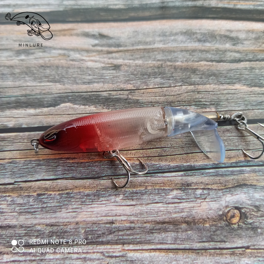 Mồi giả bút chì độ chân vịt nổi 13g chuyên câu mặt nước câu lure cá lóc bông cá nheo cá chim hàng khủng