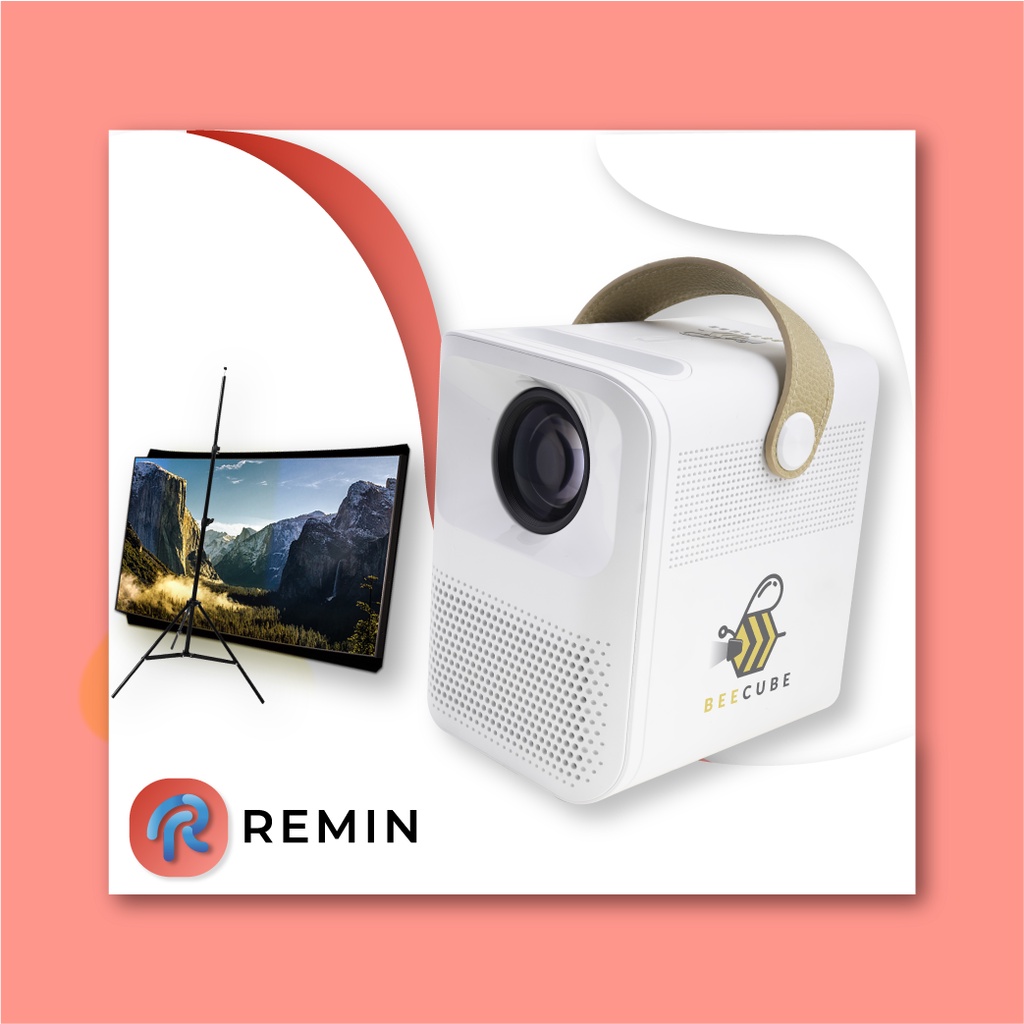 < Tặng Chân Máy>  Máy Chiếu Mini Beecube X2 Max Độ Phân Giải Full HD, Xem Phim Thỏa Thích, Kết Nối Wifi Điện thoại