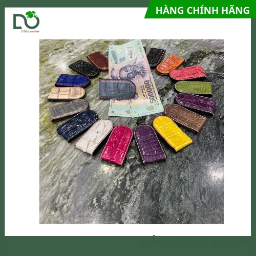 Kẹp giữ hít tiền da cá sấu nhiều màu - có sẵn - Giá Hủy diệt