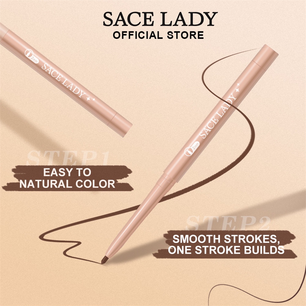 Bút gel kẻ mắt ANNIES SACE LADY chống thấm nước màu nâu đen dễ tạo màu kết cấu mịn lâu trôi
