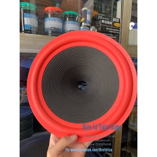 Màng loa bass 25 gân đỏ-Linh kiện thay thế sửa chữa loa