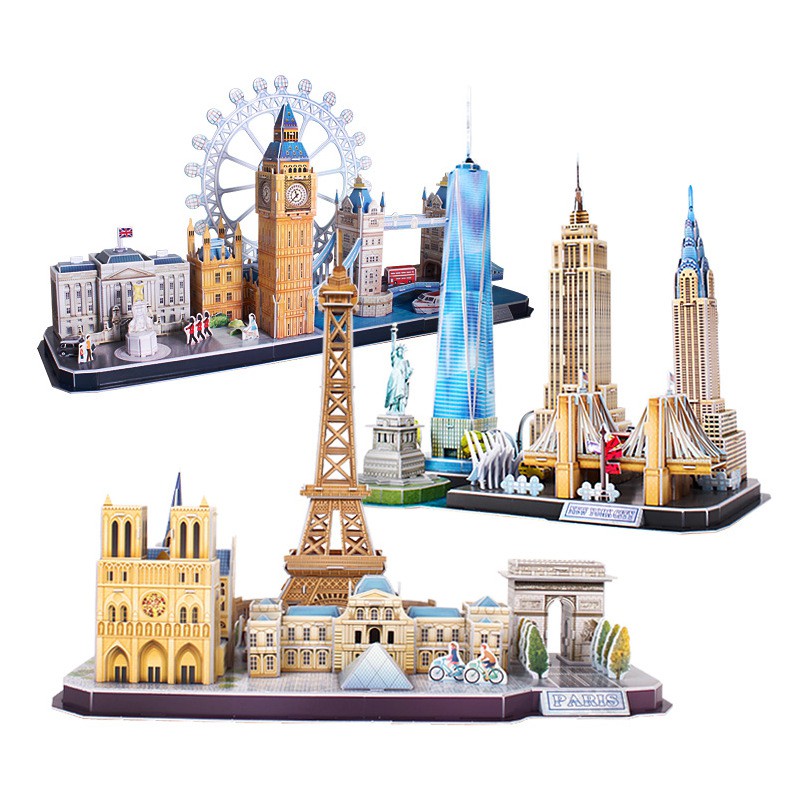 Mô hình lắp ghép giấy 3D CubicFun - Mô hình thành phố CityLines Series