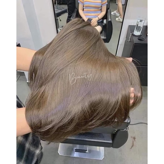 Thuốc nhuộm tóc màu Nâu Tây Khói - Không Cần Tẩy, Lên Từ Nền Đen Và Nâu + Tặng Kèm Oxy Trợ Dưỡng