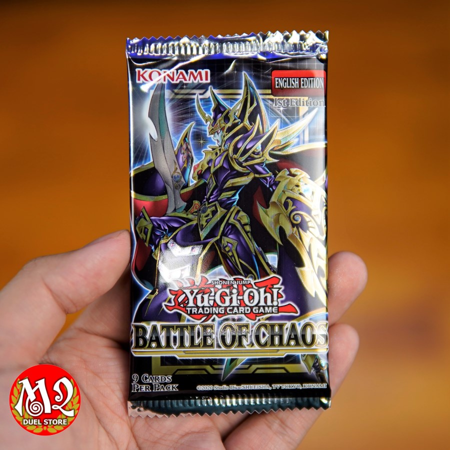 Gói thẻ bài Yugioh Battle of Chaos - Yugioh Booster Pack 1st Edition - 09 lá bài - Nhập khẩu từ Hoa Kỳ USA