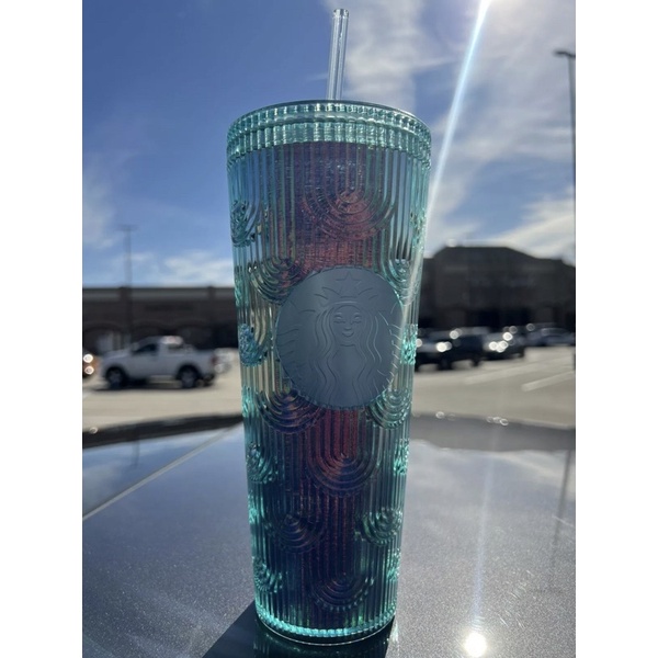 Ly Cold Cup Vỏ Sò Xanh Starbucks Usa 2022