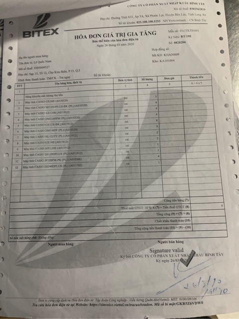 Máy Tính Casio MX120B Chính Hãng