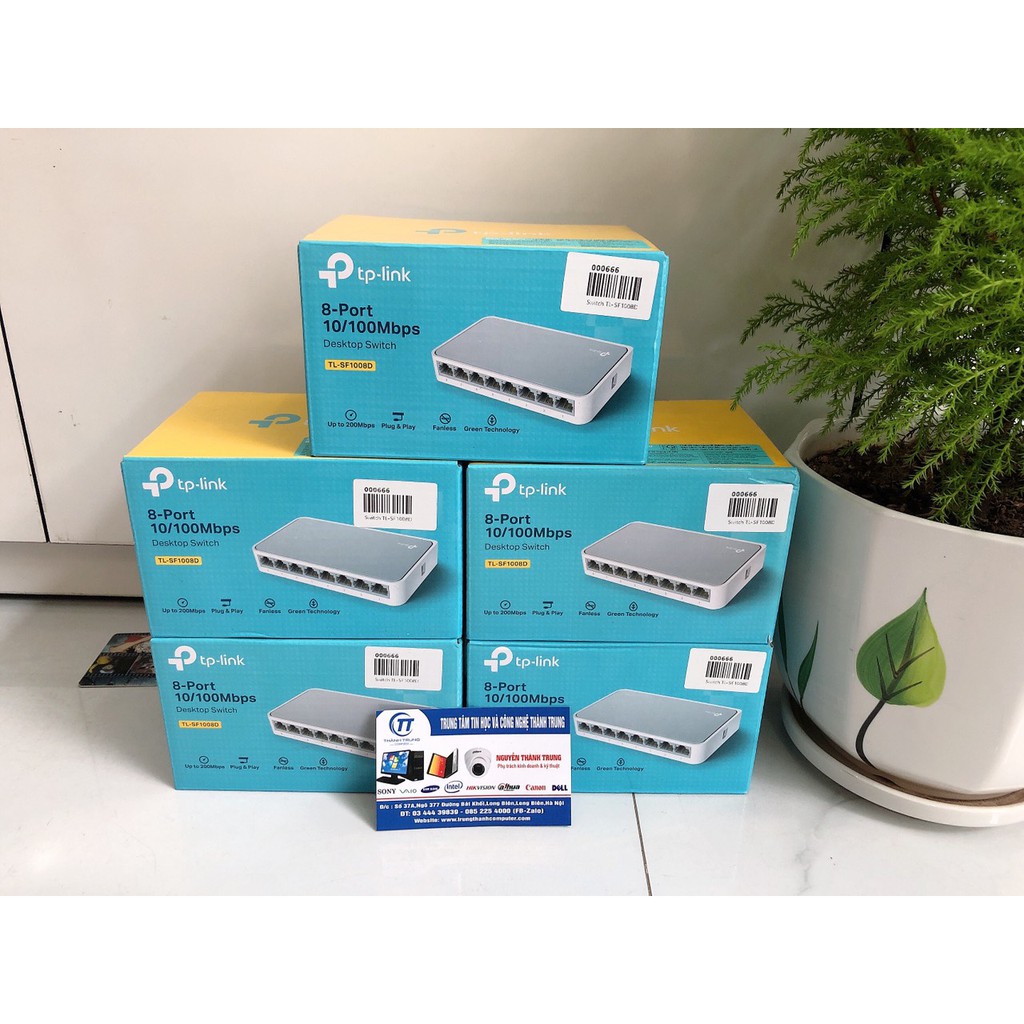 Bộ Chia Mạng Switch TP-LINK TL-SF1008D 8 Port - Mới Chính Hãng Bảo hành 24 Tháng