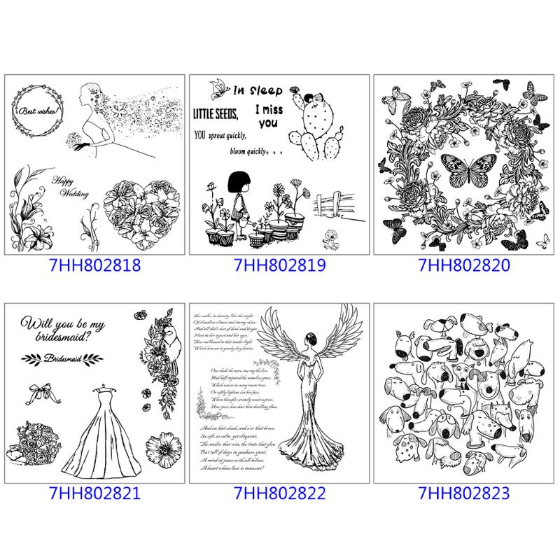 Khuôn Silicone Làm Nền Trang Trí Album Hình Chú Chó Vui Nhộn