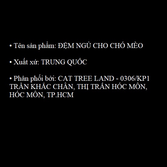 GIƯỜNG NỆM THẢM NẰM CHO CHÓ MÈO