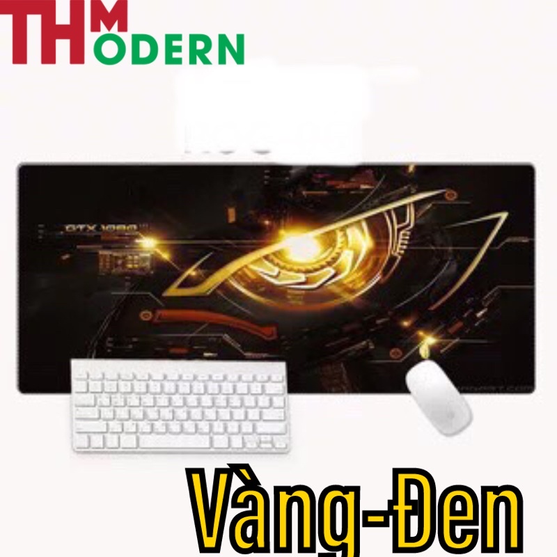 Miếng Lót Chuột Cỡ Lớn Gaming 90x40 ASUS-ROG May Bo Viền Chắc In 3D Có Thể Giặt Tay Không Phai Màu