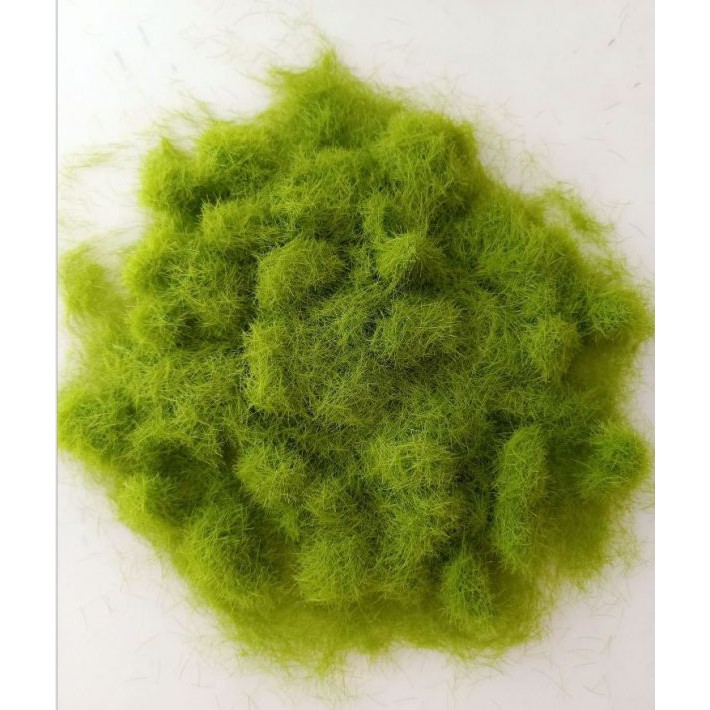 Sợi Cỏ Mô Hình- Cỏ Sợi Rêu- Bột rêu xanh làm thảm cỏ mô hình