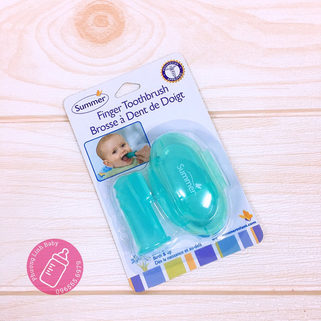 Bàn Chải Ngón, Rơ Lưỡi Summer Infant - Ảnh Chụp Thật