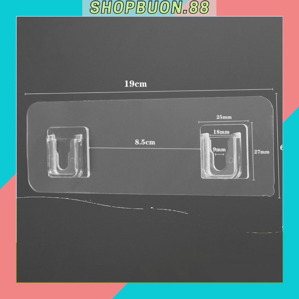 [ HOT ] Miếng Dán Thay Thế Kệ Dán Tường Nhà Tắm, Nhà Bếp, Khay Xà Bông Hình Chữ U Đa Năng 88252 SHOPBUON88