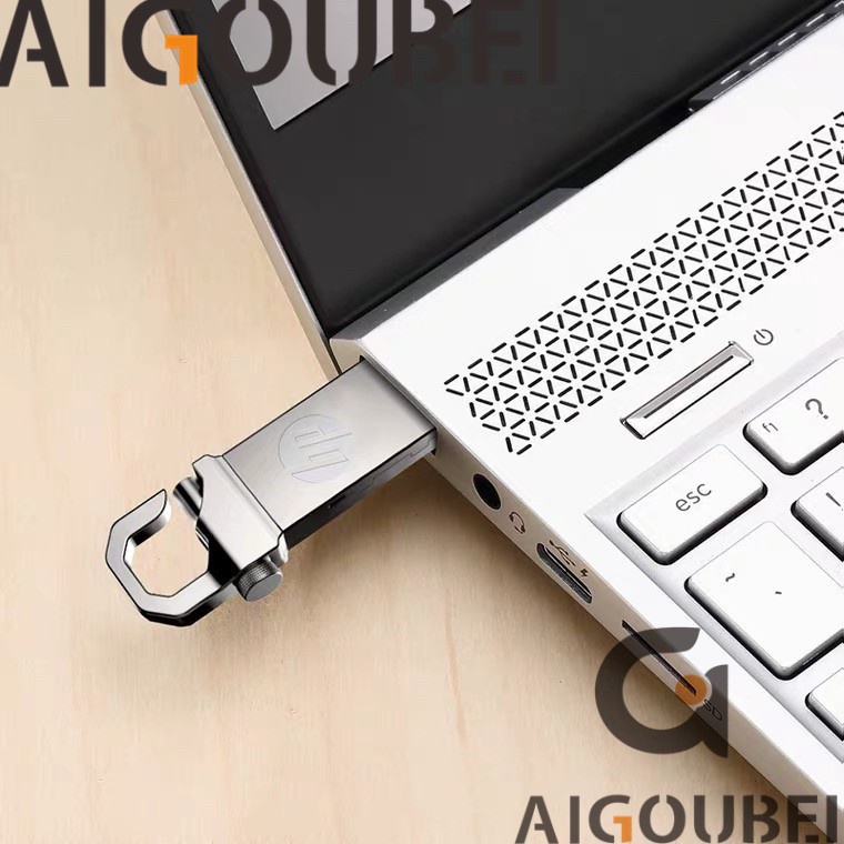 【Spot &amp; COD】 Ổ đĩa flash HP USB 3.0 Metal Carabiner UDisk Metal tốc độ cao Ổ đĩa flash 128 GB 64GB 32GB 16GB 8GB 4GB 2GB 1GB