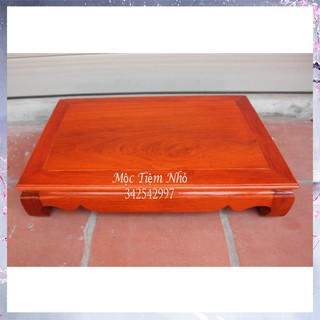 Kỷ chữ nhật mini để đồ gỗ hương bàn osin bàn trà nhật bàn cơm cao 12cm