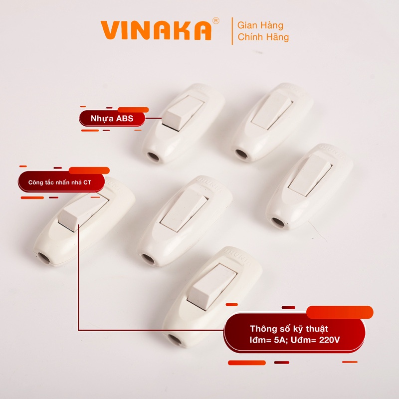 Công tắc quả nhót treo dây VINAKA CT