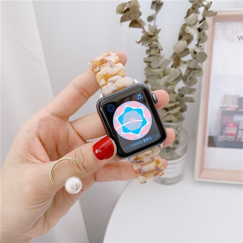 Dây đeo đồng hồ thông minh chất lượng cao cho Apple Watch 44mm 40mm 38mm 42mm Iwatch dòng 6 5 4 3 2 1