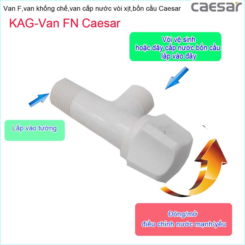 Van giảm áp lực nước Caesar KAG-Van FN Caesar BF403P, van khống chế nhựa 100% dùng cho nước phèn nước mặn