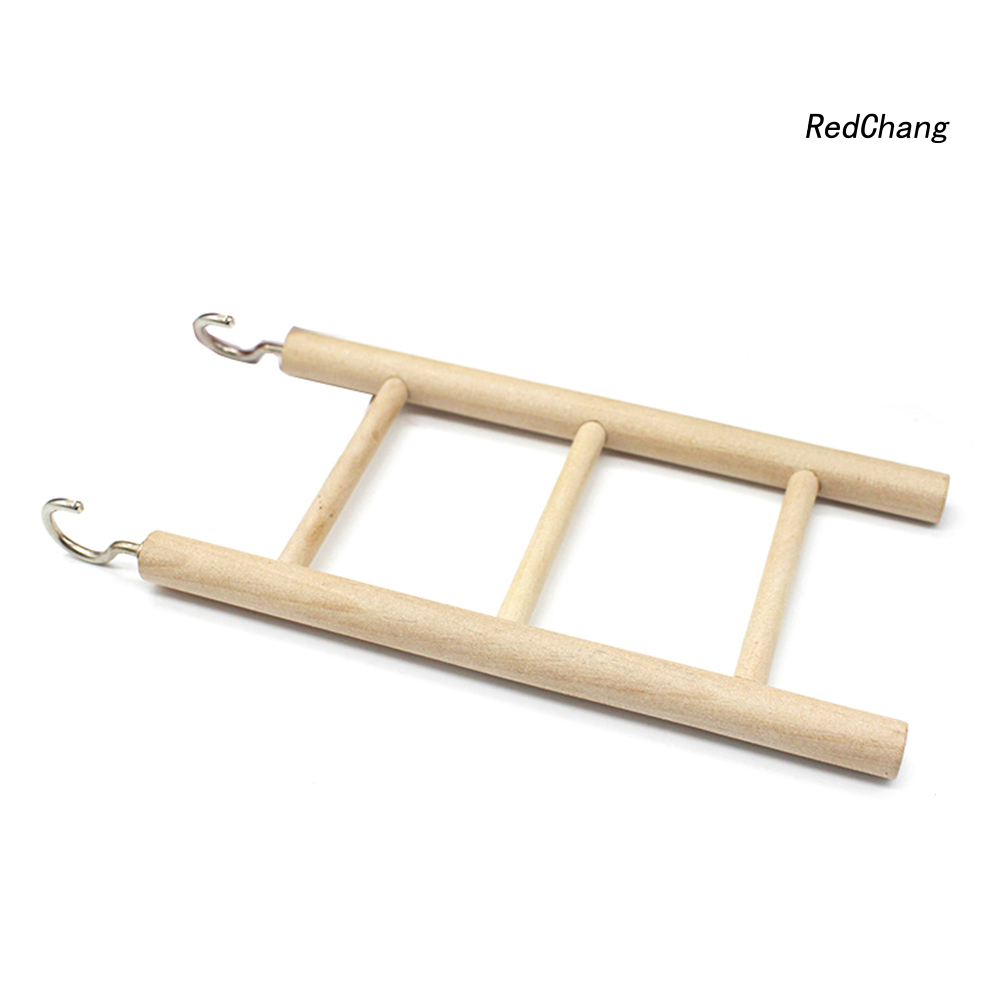Đồ Chơi Thang Leo Thiết Kế 3 / 4 / 5 / 6 / 7 / 8 Bậc Bằng Gỗ Dành Cho Chim/Vẹt