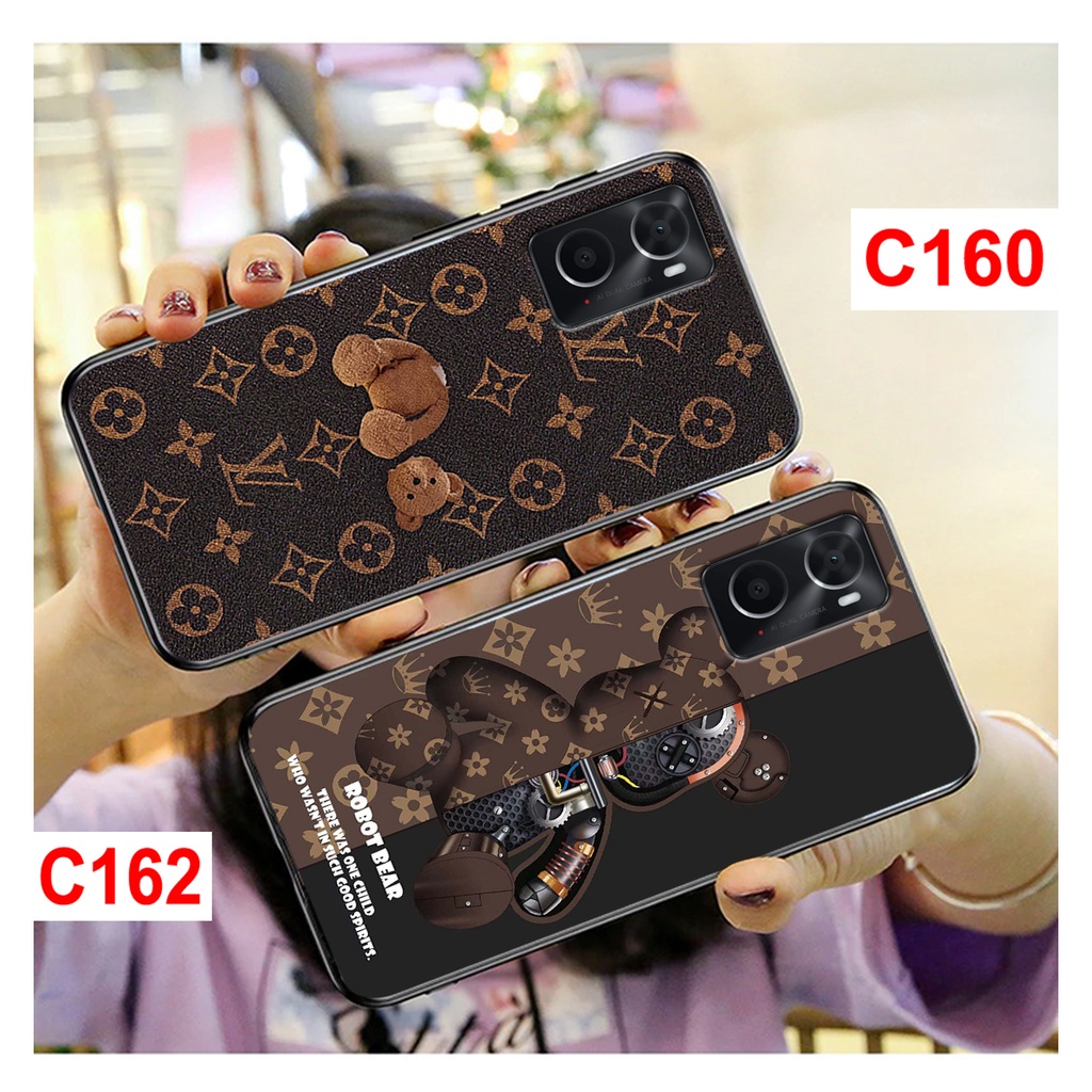 Ốp lưng Oppo A36 - Oppo A76 in hình gấu bearbrick thời trang cao cấp. ốp oppo A36 - A76 rẻ bền đẹp.