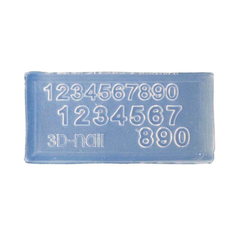 Khuôn Silicone Hình Chữ Cái / Số 3D Dùng Trang Trí Móng Nghệ Thuật DIY