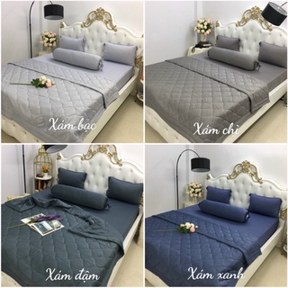Bộ ga thun❤❤FREESHIP❤❤drap thun Hàn 4 món( 1 ga, 2 áo nằm ,1 áo ôm)