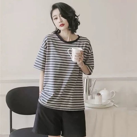 Bộ Đồ Ngủ Thời Trang Mùa Hè Hàn Quốc Dành Cho Nữ